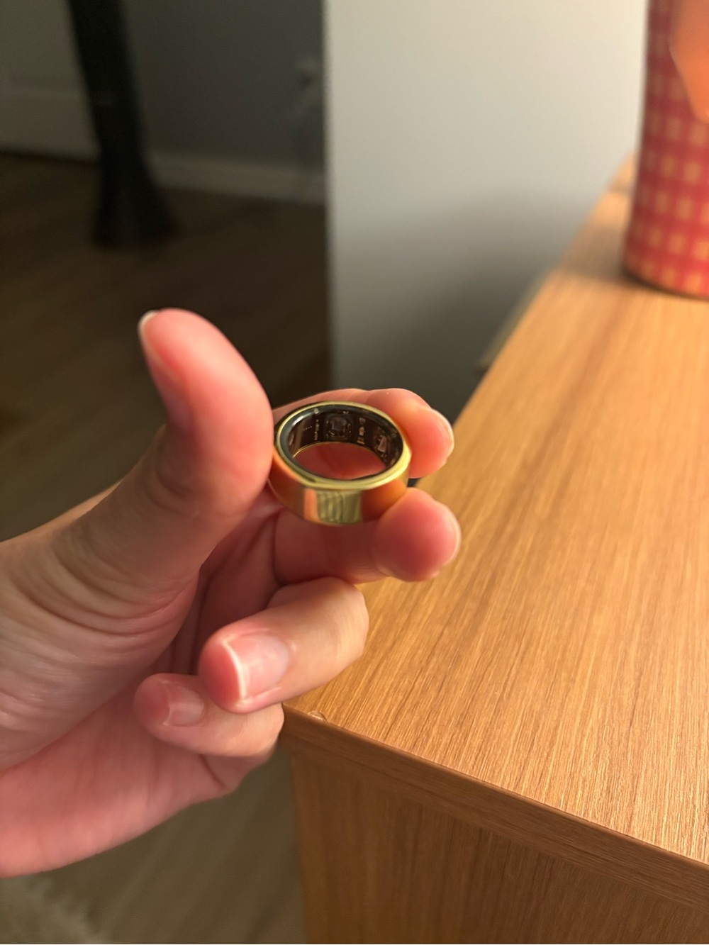 Gold oura ring 3 size 6 - Picture 5 of 5